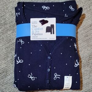 Croft & Barrow Dark Blue Pajama Set